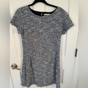 LOFT Women's Monochrome Patterned Dress